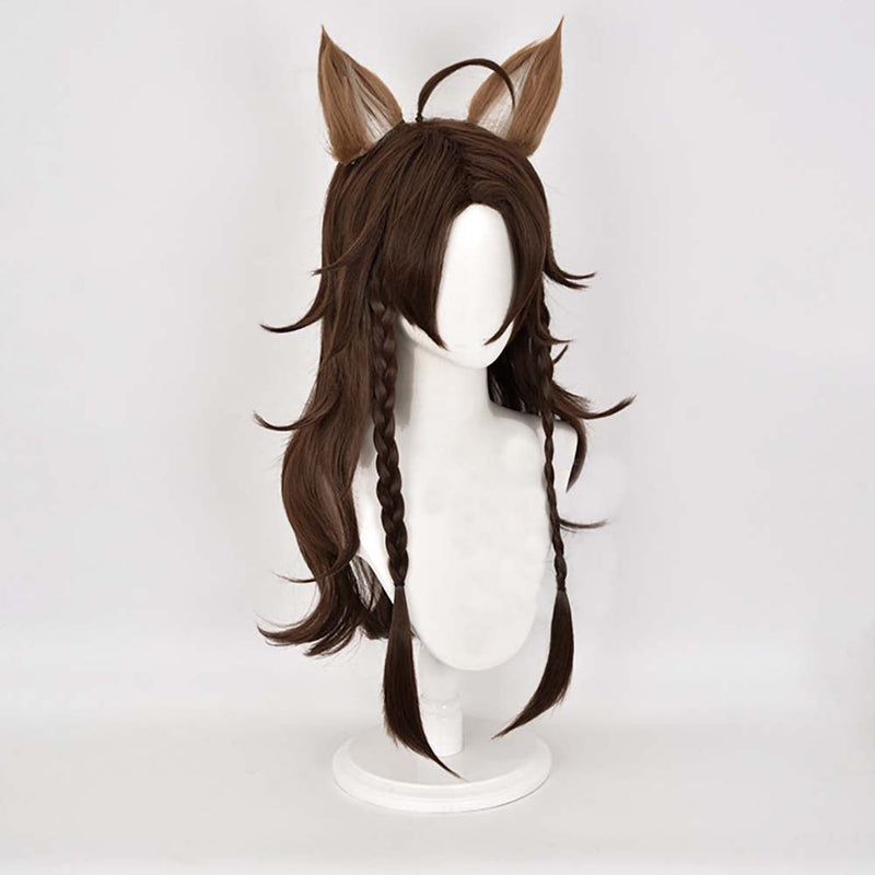 Game Twisted Wonderland Leona Kingscholar Cosplay Wig With Ears