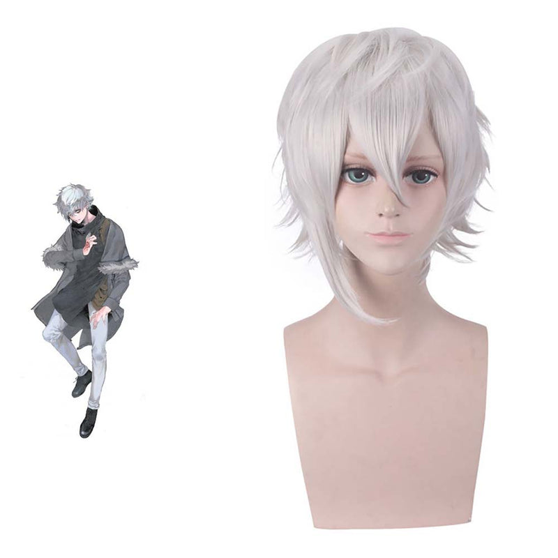 Game Fate Grand Order Kadoc Zemlupus Cosplay Wig White Hair