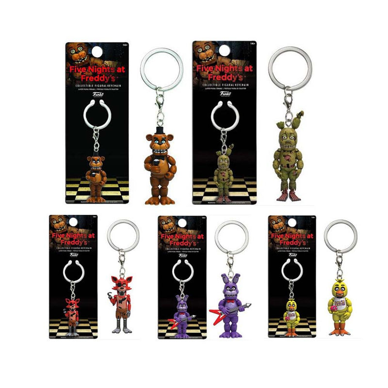 Game Five Nights at Freddy's Mini Figure Cartoon Keychain 6CM