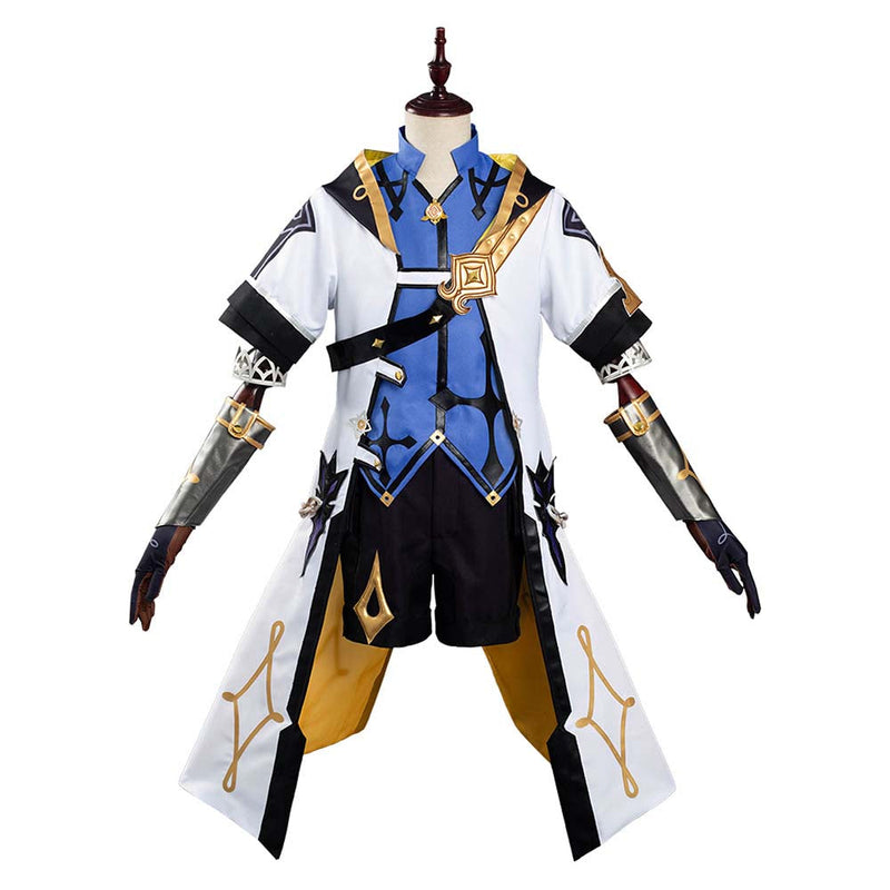 Game Genshin Impact Albedo Cosplay Costume Halloween Carnival Suit