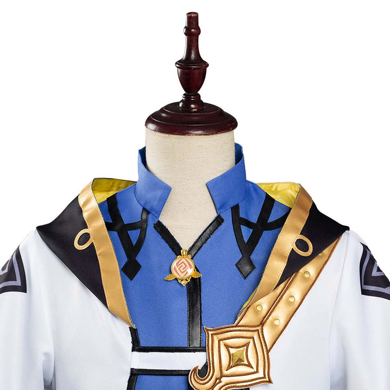 Game Genshin Impact Albedo Cosplay Costume Halloween Carnival Suit