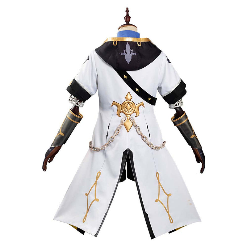 Game Genshin Impact Albedo Cosplay Costume Halloween Carnival Suit