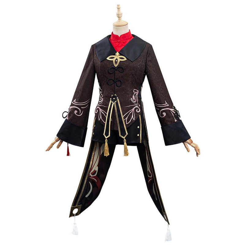 Game Genshin Impact Hu Tao Cosplay Costume Full Set