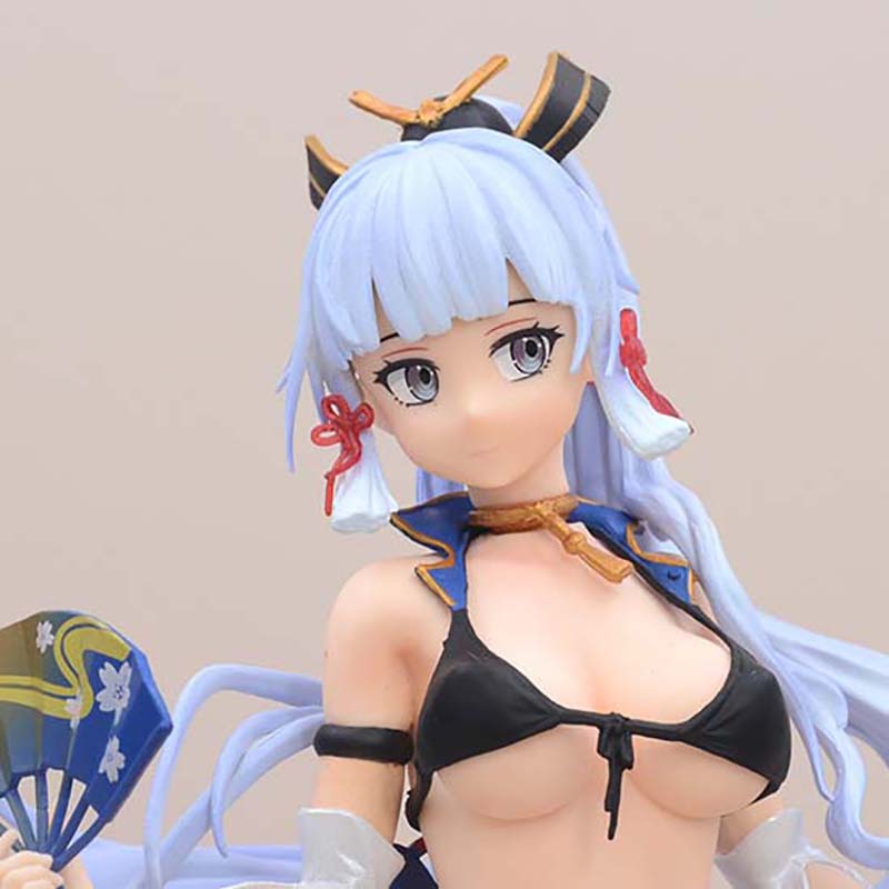 Game Genshin Impact Kamisato Ayaka Swimwear Action Figure Toy 25cm