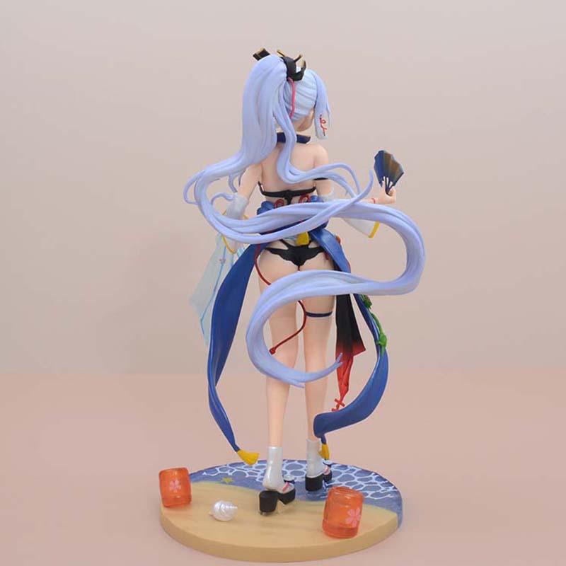 Game Genshin Impact Kamisato Ayaka Swimwear Action Figure Toy 25cm