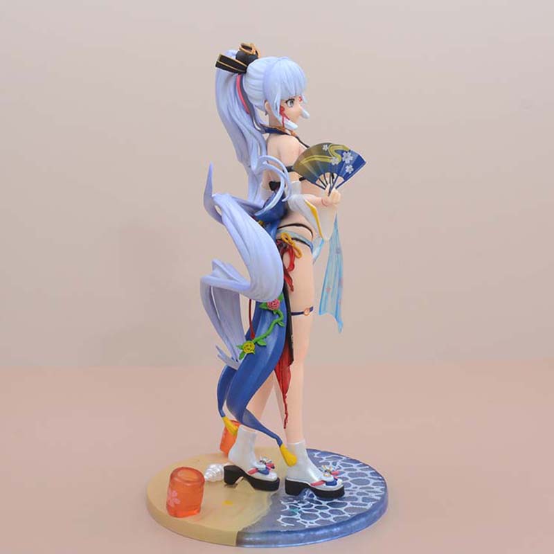 Game Genshin Impact Kamisato Ayaka Swimwear Action Figure Toy 25cm