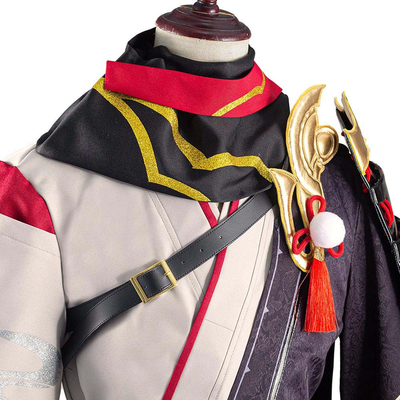 Game Genshin Impact Kazuha Cosplay Costume Outfits Halloween Carnival Suit