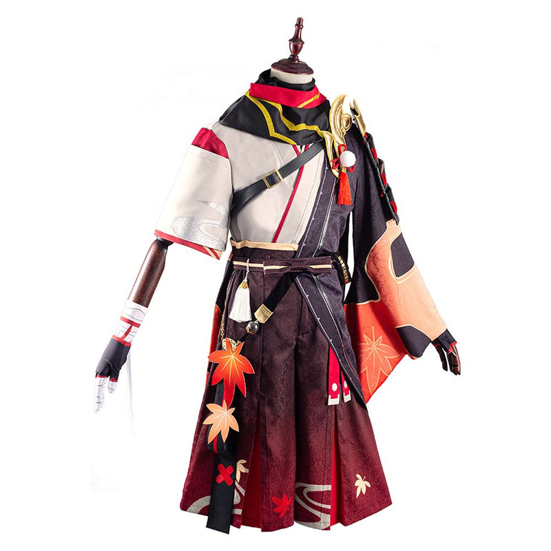 Game Genshin Impact Kazuha Cosplay Costume Outfits Halloween Carnival Suit