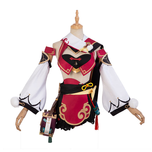 Game Genshin Impact Yan Fei Cosplay Costume Full Suit