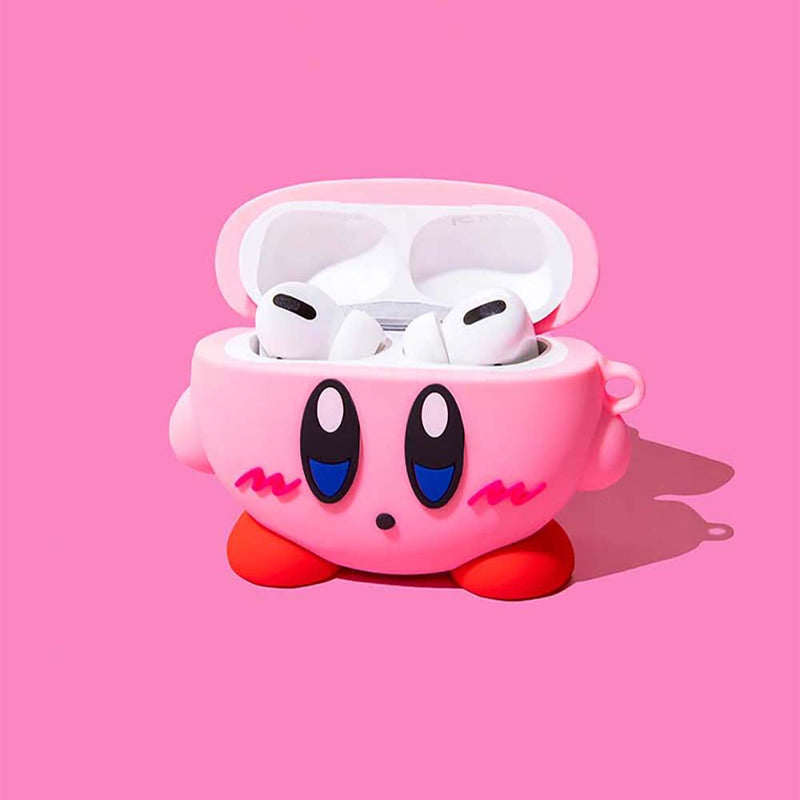 Game Kirby Cartoon Apple Airpods Case Fun Gift