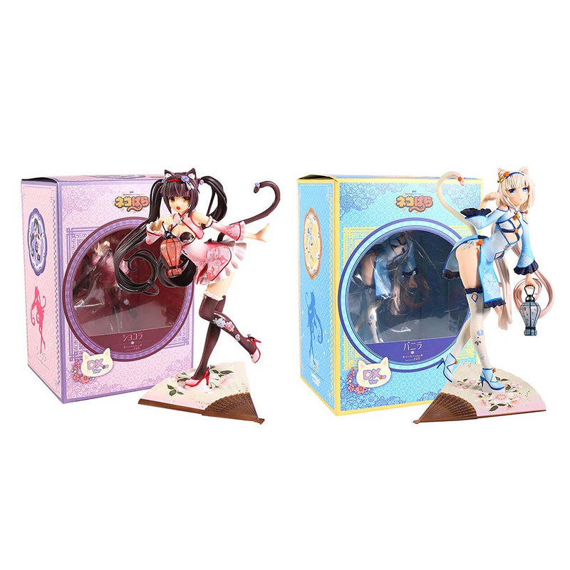 Game Nekopara Chocola Vanilla Action Figure Collectible Model Toy 24.5cm