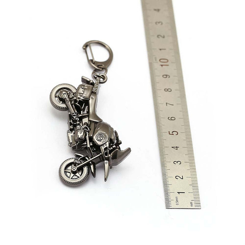 Game PUBG Player Cool Motorcycle Model Car Bag Metal Keychain