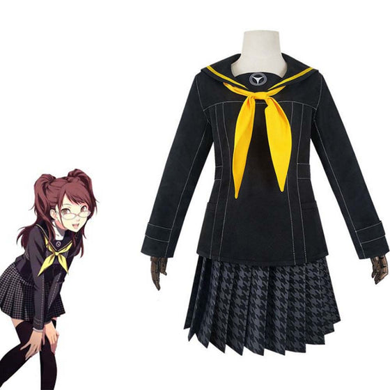 Game Persona 4 Kujikawa Rise Girl School Uniform Dress Halloween Cosplay Costume - Toysoff.com