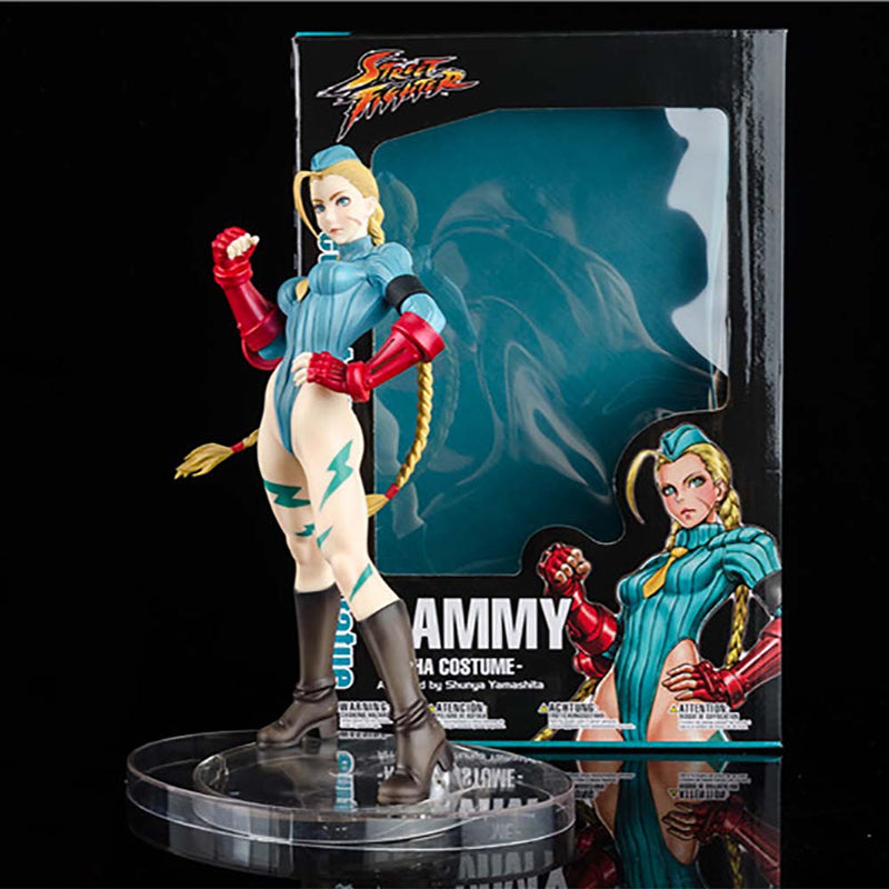 Game Street Fighter Cammy White Action Figure Sexy Girl Toy 23cm