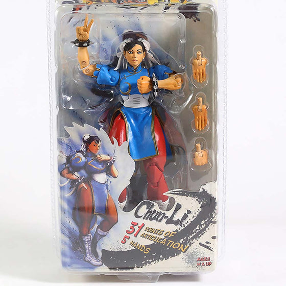 Game Street Fighter Ryu Ken Chun li Gouki Guile Action Figure 15cm