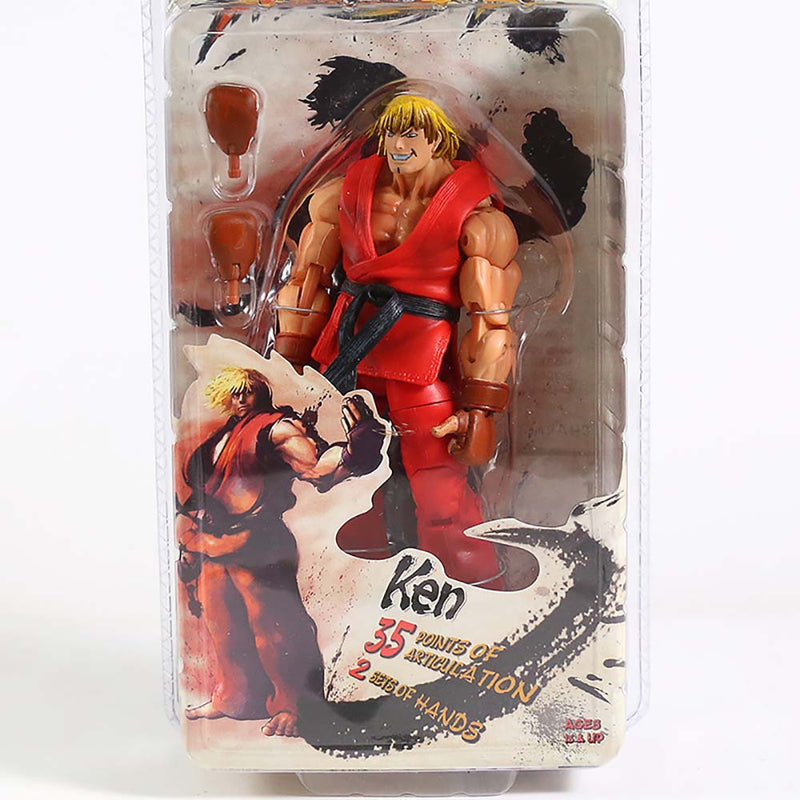 Game Street Fighter Ryu Ken Chun li Gouki Guile Action Figure 15cm