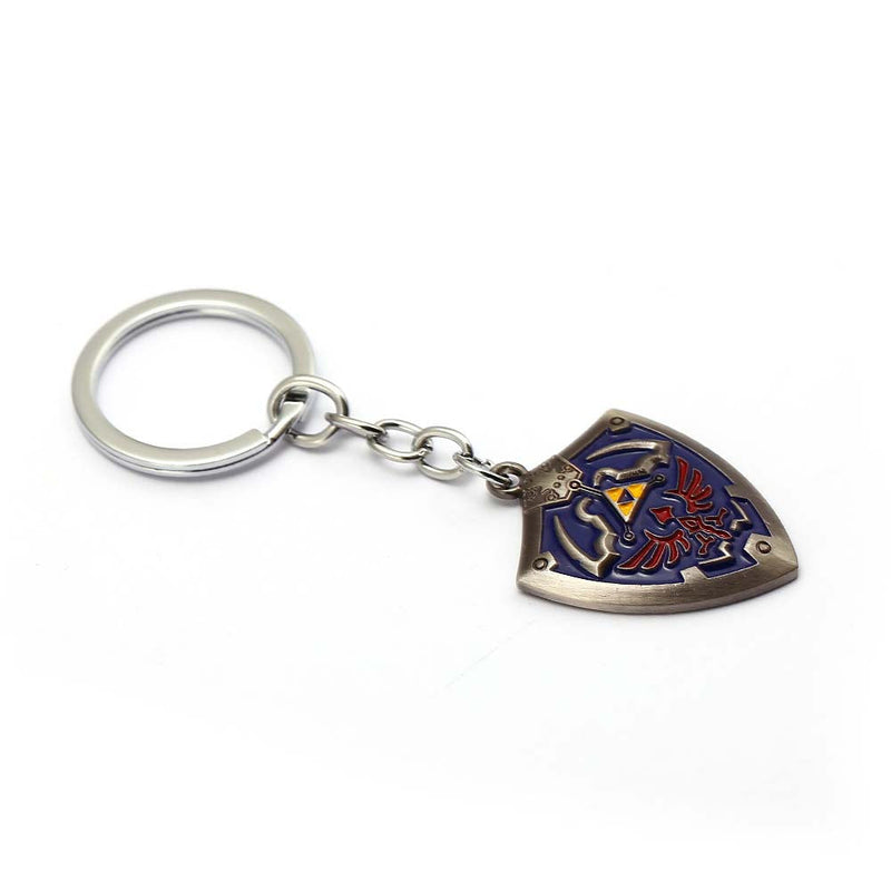 Game The Legend Of Zelda Hylian Shield Metal Car Bag Keychain