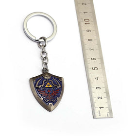 Game The Legend Of Zelda Hylian Shield Metal Car Bag Keychain