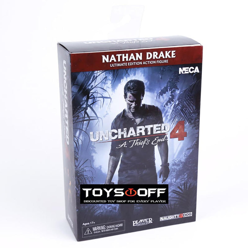 Game Uncharted Nathan Drake Action Figure Collection Model Toy 18cm