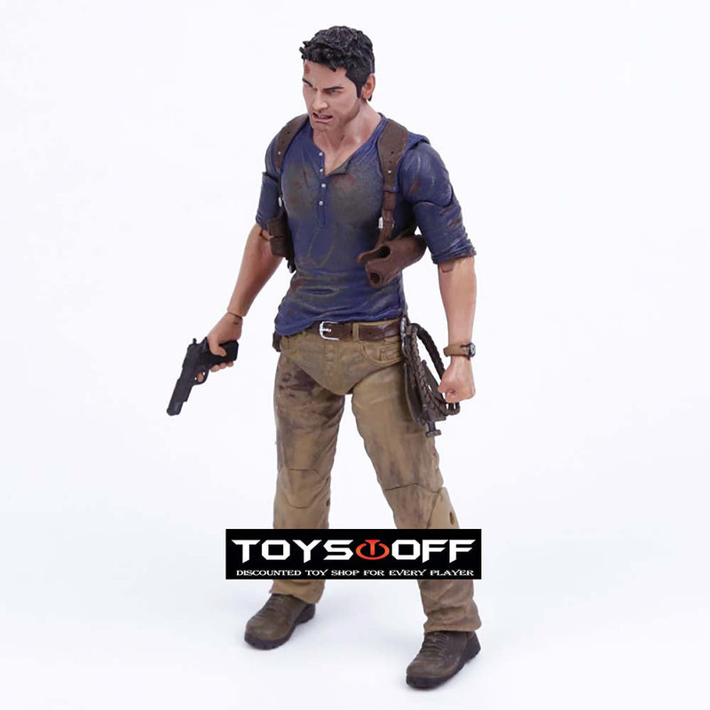 Game Uncharted Nathan Drake Action Figure Collection Model Toy 18cm