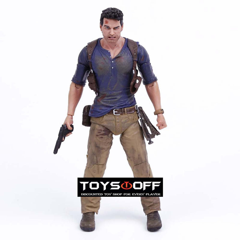 Game Uncharted Nathan Drake Action Figure Collection Model Toy 18cm