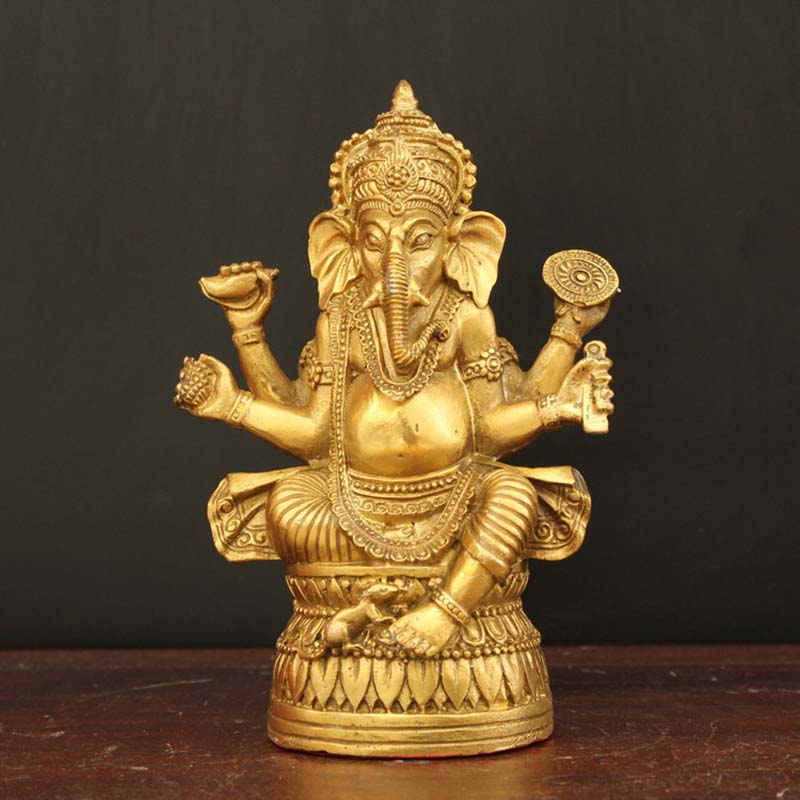 Ganesha Mahasetthi Buddhist God of Wealth Statue