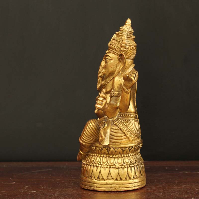 Ganesha Mahasetthi Buddhist God of Wealth Statue