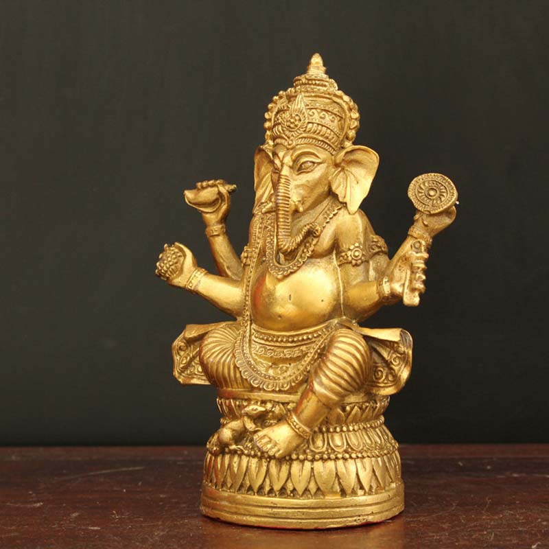 Ganesha Mahasetthi Buddhist God of Wealth Statue