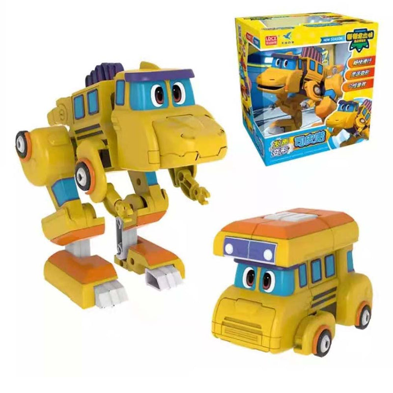 Gogo Dino Action Figure Car Transformation Dinosaur with Sound Toy