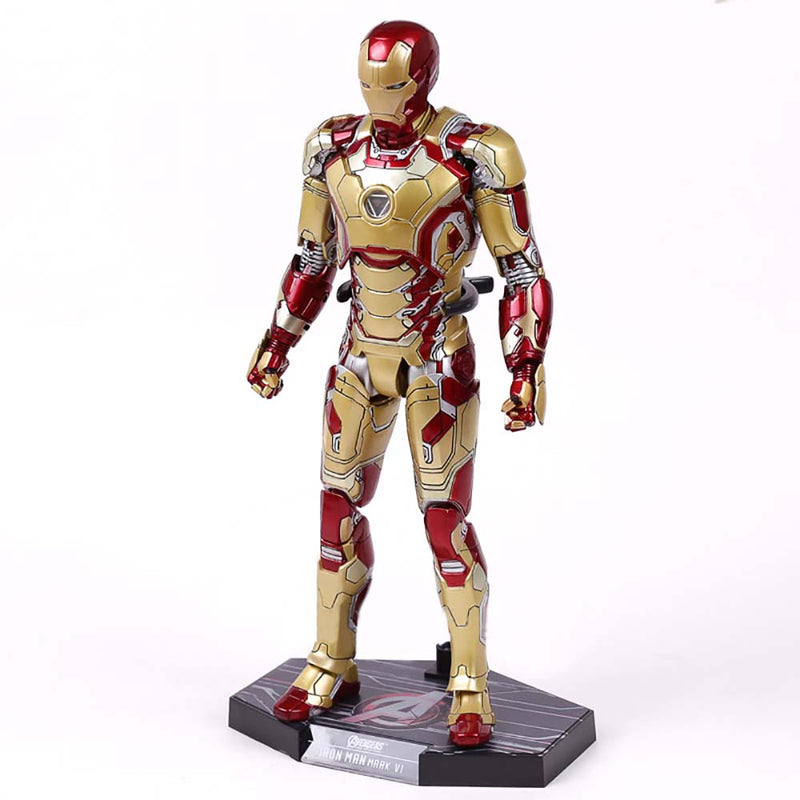 Hot Toys Iron Man MK42 Action Figure with LED Light 30cm