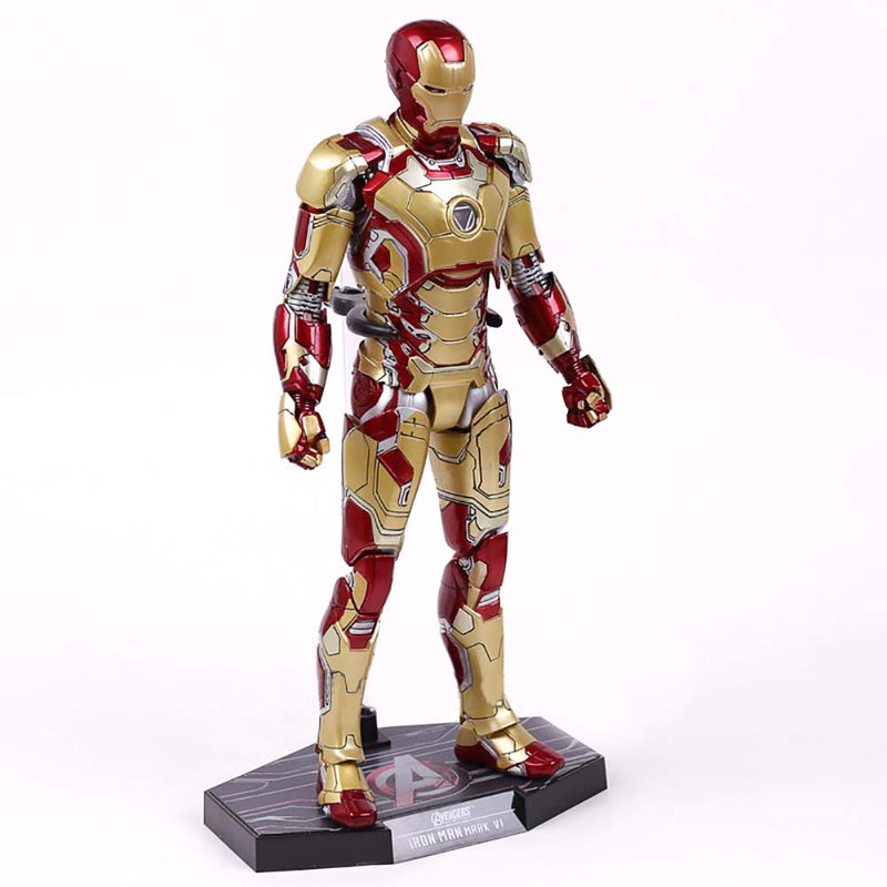 Hot Toys Iron Man MK42 Action Figure with LED Light 30cm