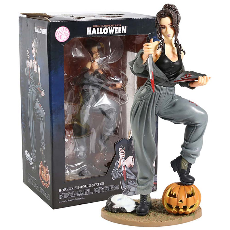 Halloween Michael Myers Horror Bishoujo Statue Series Action Figure 21cm