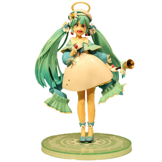 Hastune Miku Winter Clothes Ver Action Figure Model Lovely Toy 22cm