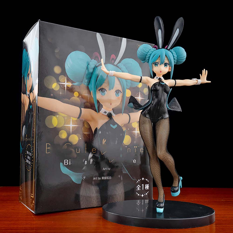 Hatsune Miku Bunny Ver Action Figure Model Toy 30cm