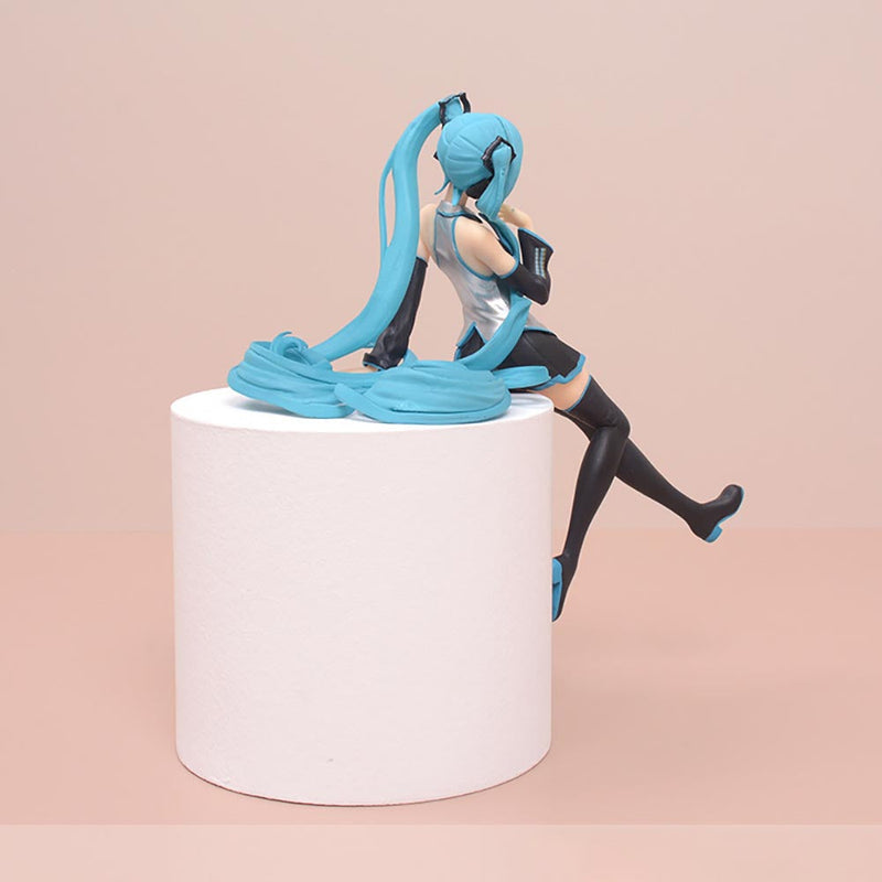 Hatsune Miku Cup Pressing Surface Action Figure Collectible Model Toy 16cm