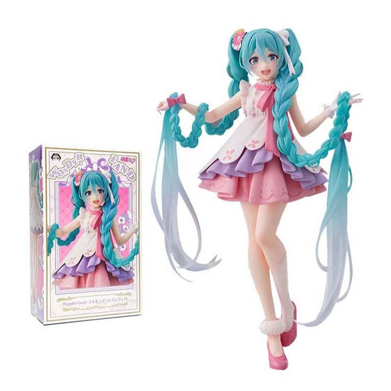 Hatsune Miku Long Hair Action Figure Collectible Model Toy 19cm