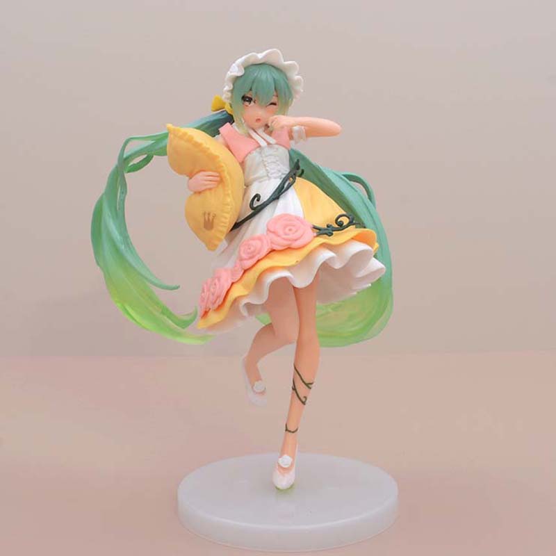 Hatsune Miku Sleeping Beauty Action Figure Collectible Model Toy 20cm