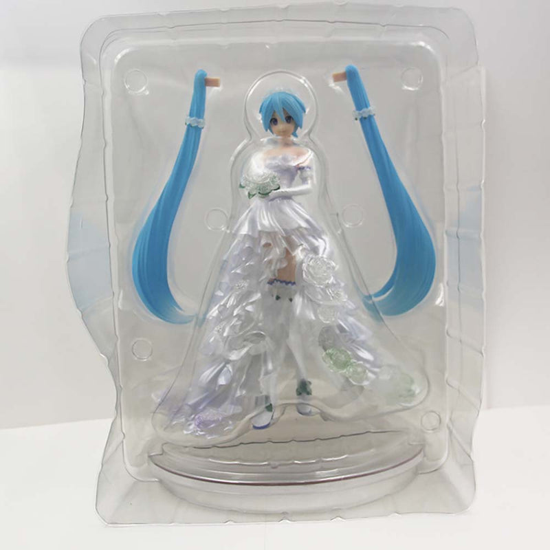 Hatsune Miku Wedding Dress Action Figure Collectible Model Toy 25cm