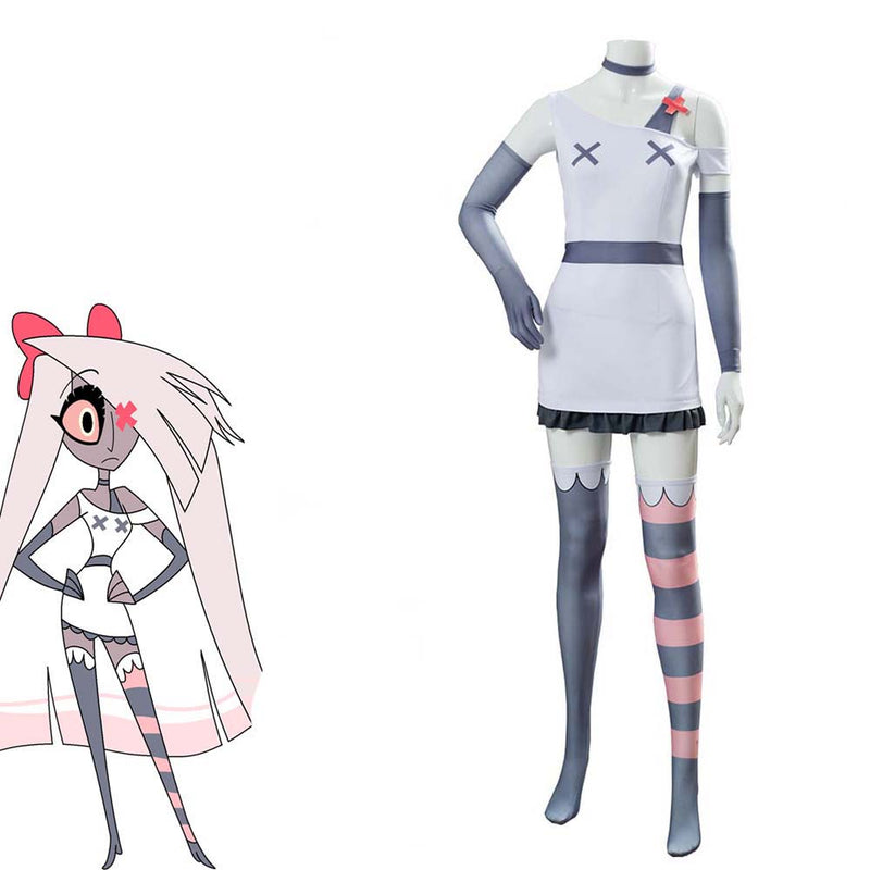 Hazbin Hotel VAGGIE Hotel Uniform Performance Clothes Halloween Cosplay Costume