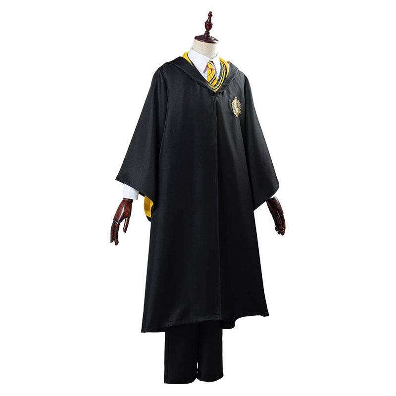 Helga Hufflepuff School Uniform Robe Cloak Outfits Halloween Cosplay Costume