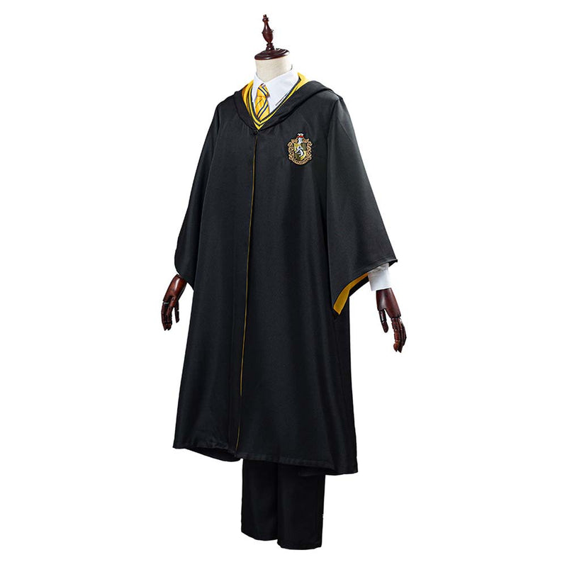 Helga Hufflepuff School Uniform Robe Cloak Outfits Halloween Cosplay Costume