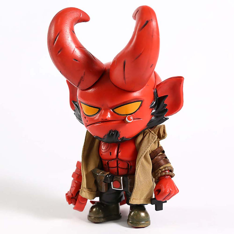 Hellboy Q Version Action Figure Collectible Model Toy 18cm