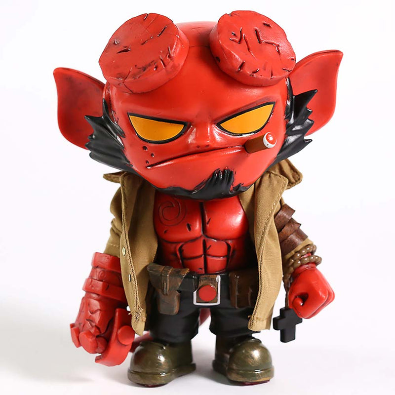 Hellboy Q Version Action Figure Collectible Model Toy 18cm