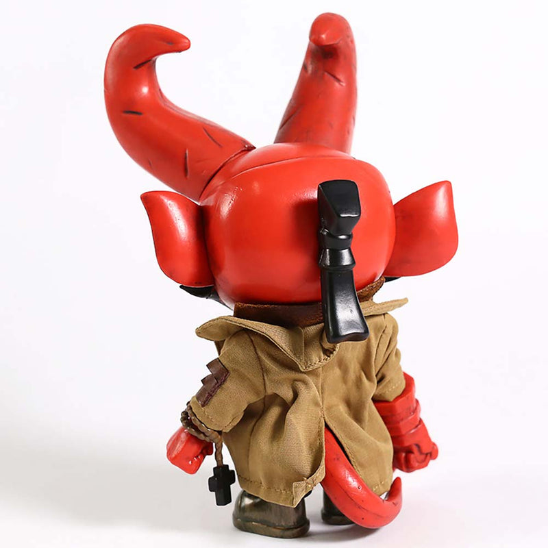 Hellboy Q Version Action Figure Collectible Model Toy 18cm