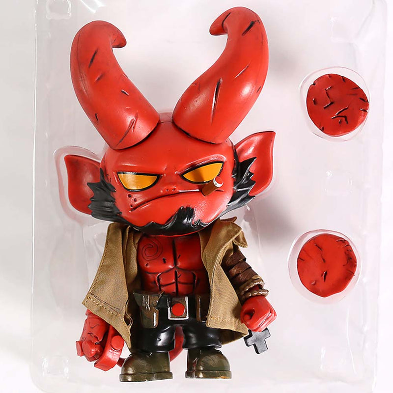 Hellboy Q Version Action Figure Collectible Model Toy 18cm