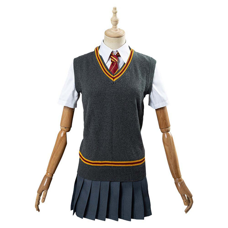 Hermione Granger School Uniform Robe Cloak Outfits Halloween Cosplay Costume