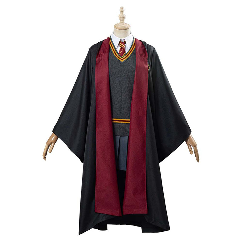 Hermione Granger School Uniform Robe Cloak Outfits Halloween Cosplay Costume