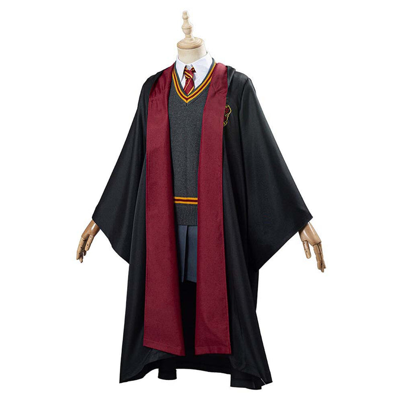 Hermione Granger School Uniform Robe Cloak Outfits Halloween Cosplay Costume