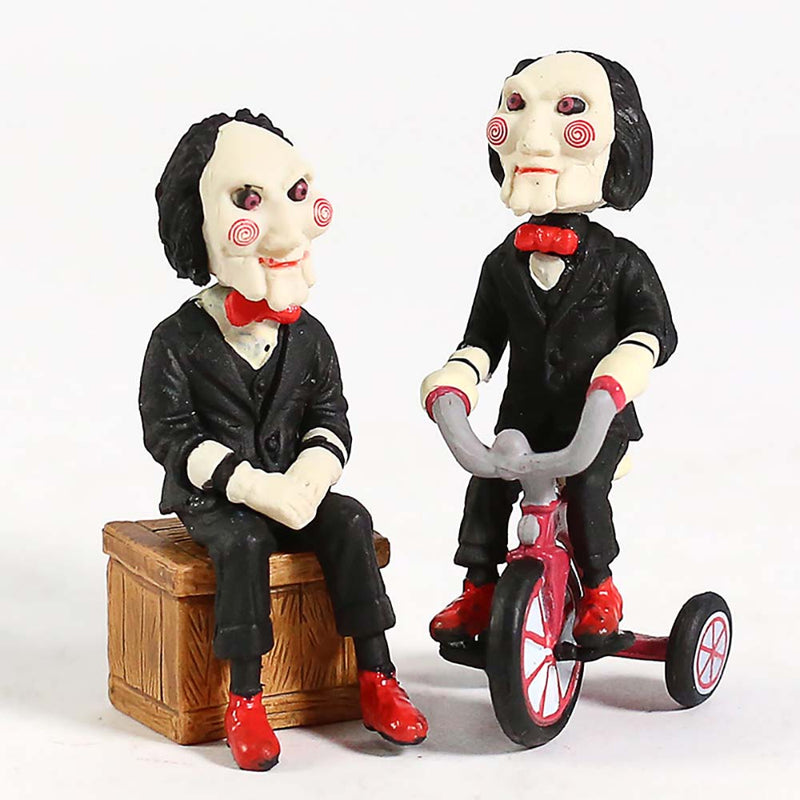 Horror Movie Saw Billy Mini Action Figure Model Toy 2pcs 5cm