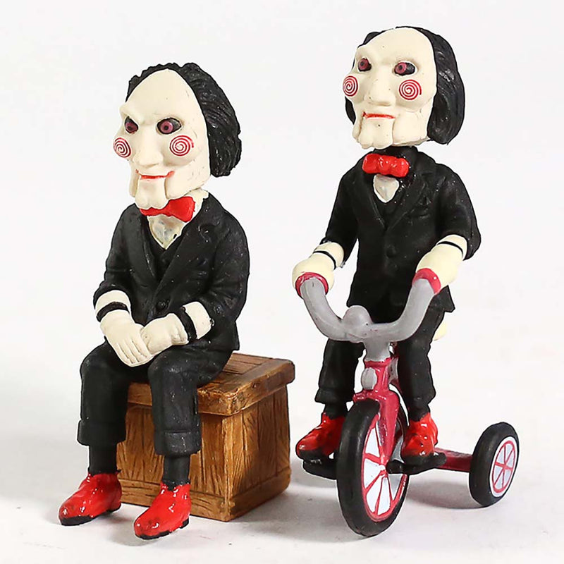 Horror Movie Saw Billy Mini Action Figure Model Toy 2pcs 5cm